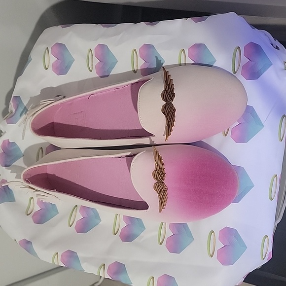 Esqape Flyh pink uv color changing flats size 9 NWOT - Picture 3 of 3